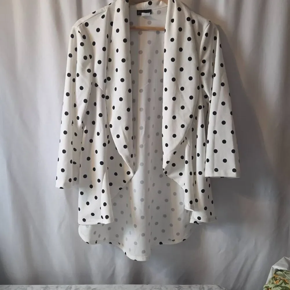 NY Invasion Polka‎ Dot Blazer Jacket